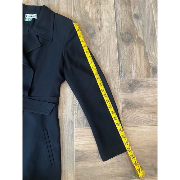 Vintage Bebe Women’s Double Breasted Jacket Black size 4. - Picture 14 of 14
